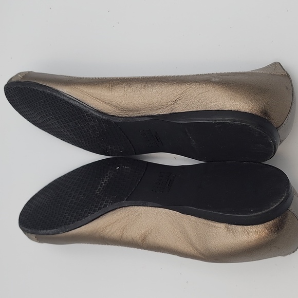 STUART WEITZMAN Metallic Ballet Flats, Size 7 - Picture 5 of 7
